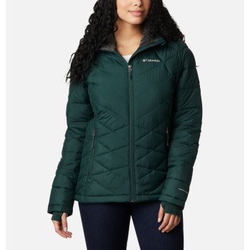Columbia Ženske Jakne - Heavenly Hooded Zelene | JNPW-90387